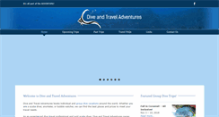 Desktop Screenshot of diveandtraveladventures.com